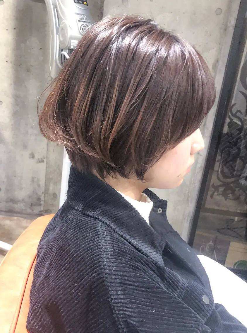 ショート ショートボブ 丸みショート ボブ ショートヘア 北條 優輝のヘアスタイル