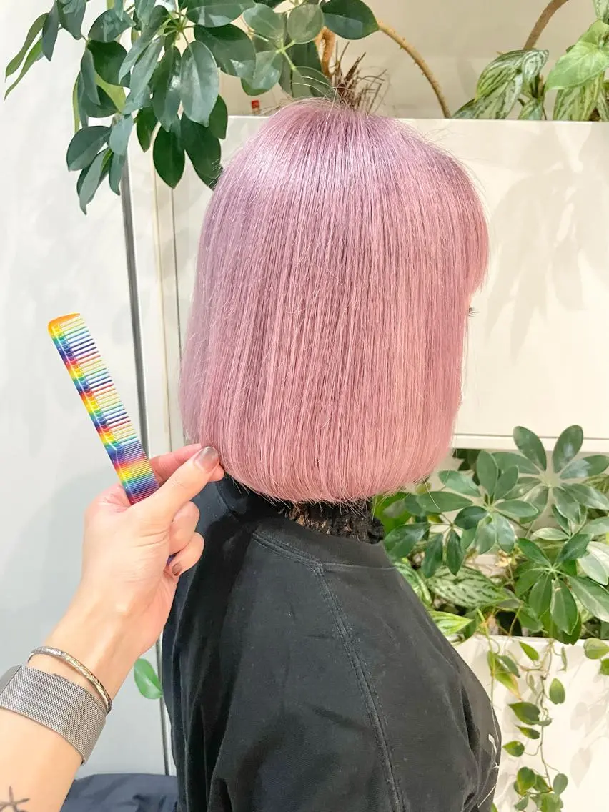 ショート ヘアカラー トリートメント 東北No.1完全個室 💐梶谷社長のヘアスタイル