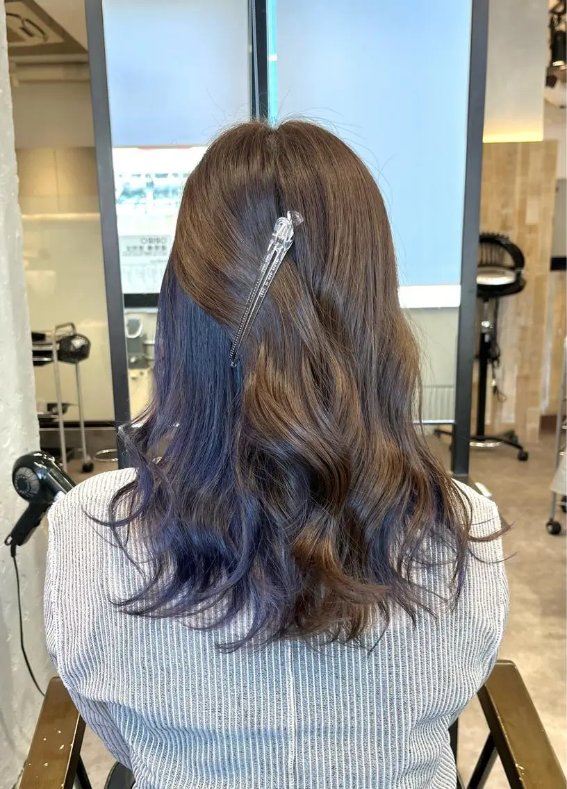 セミロング ヘアカラー 🧡透明感/艶髪🧡 正木 亨🍊のヘアスタイル