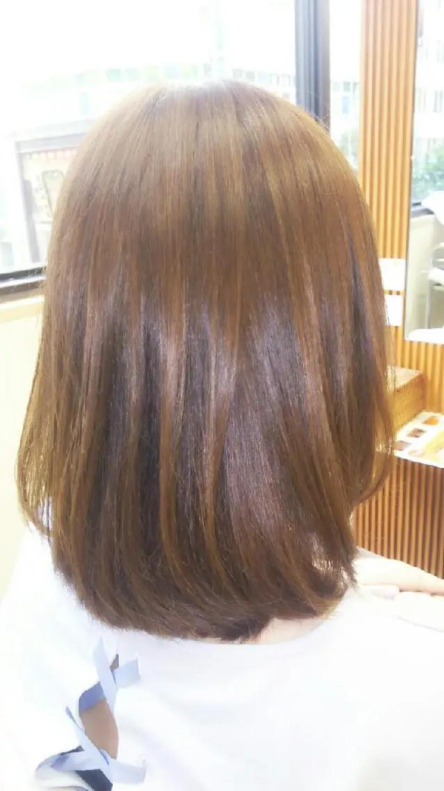 ミディアム カラー アッシュ ミント 脇田 雄大のヘアスタイル
