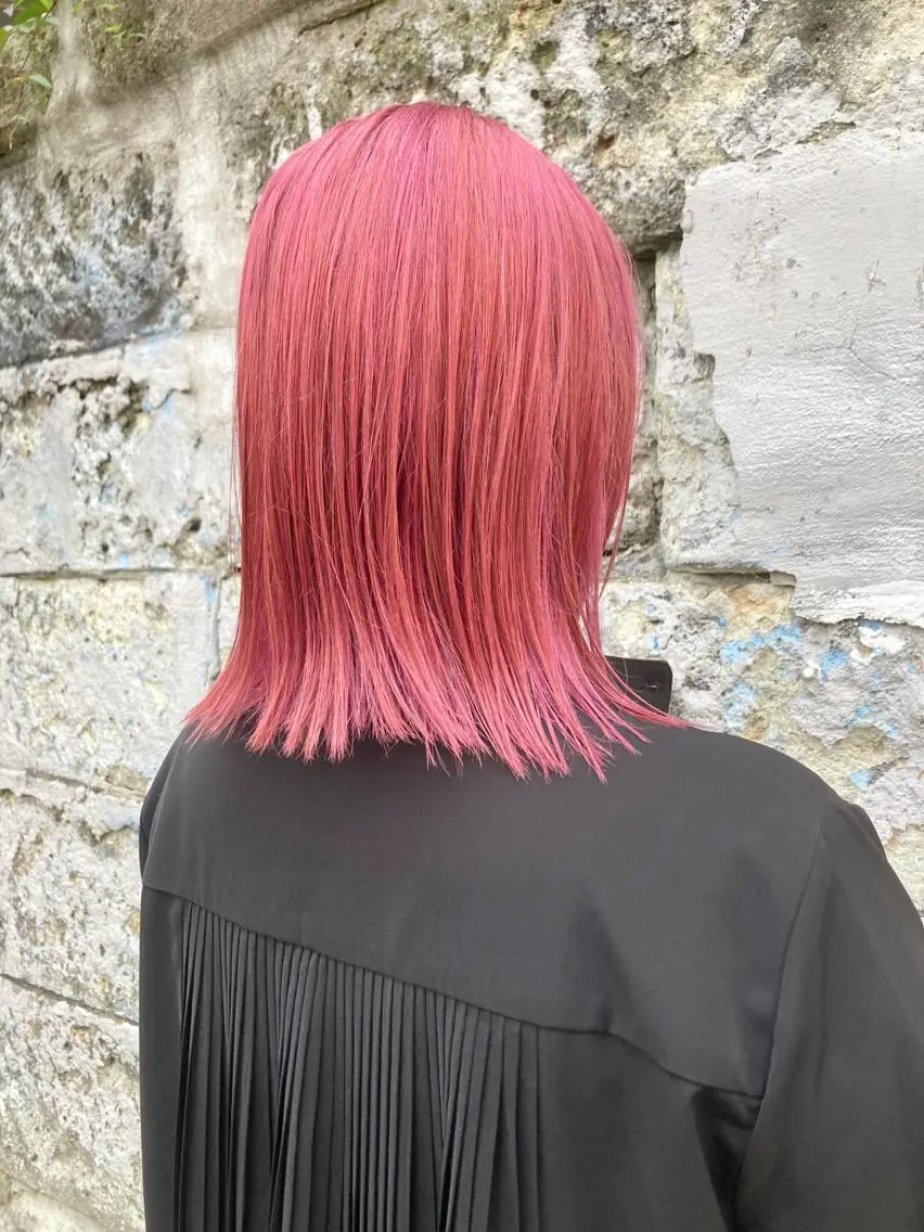 ショート カラー ピンクカラー 髪質改善　艶髪✨ Teppeiのヘアスタイル