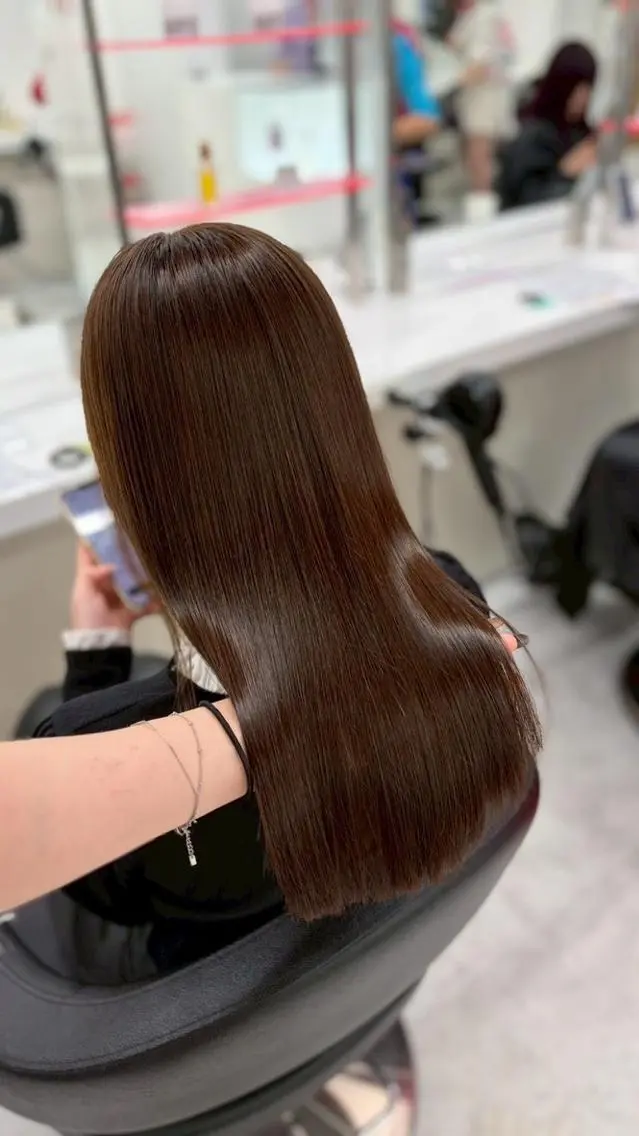カラー 🫧 🤎トレンド 可愛い透明感🤎🫧のヘアスタイル
