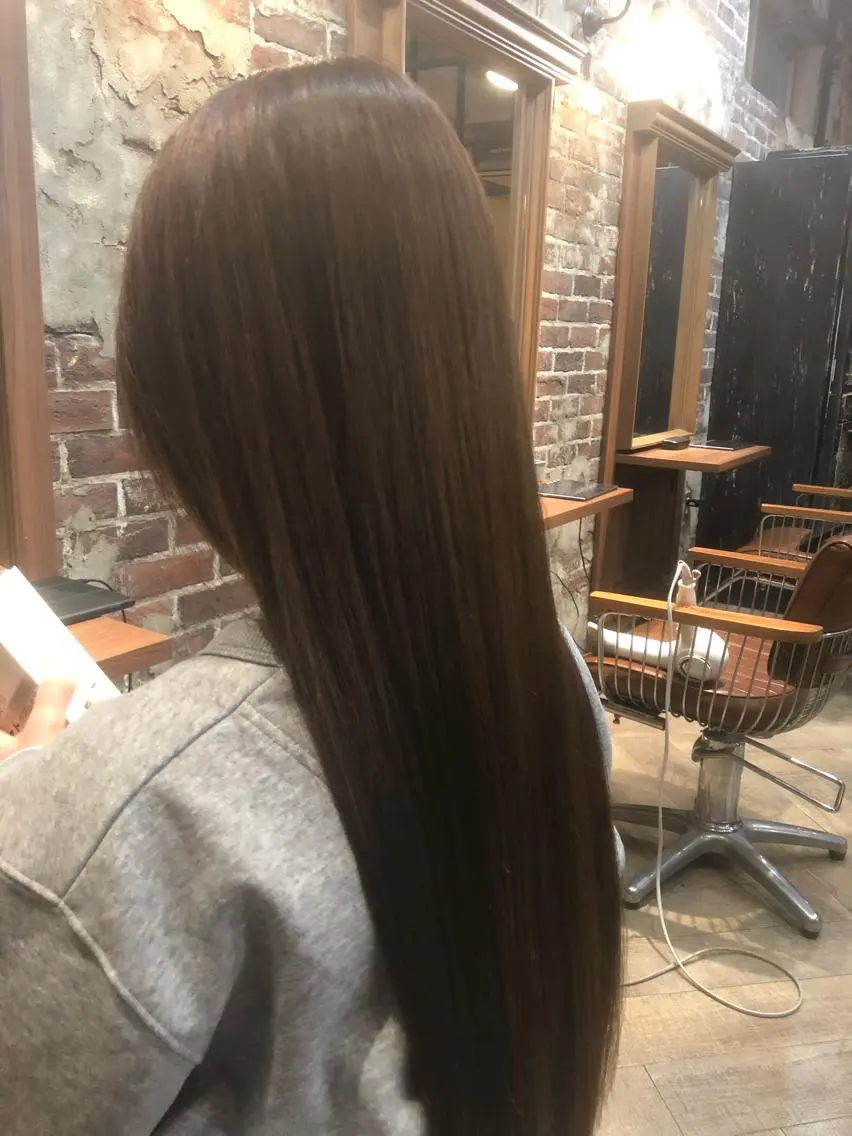 ロング カラー 藤木 雅俊のヘアスタイル