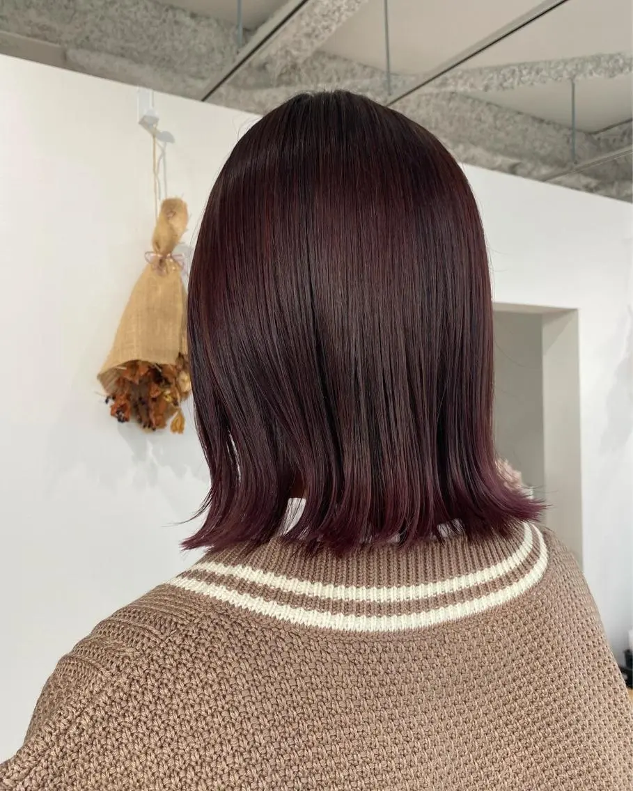 ミディアム hair salonのヘアスタイル