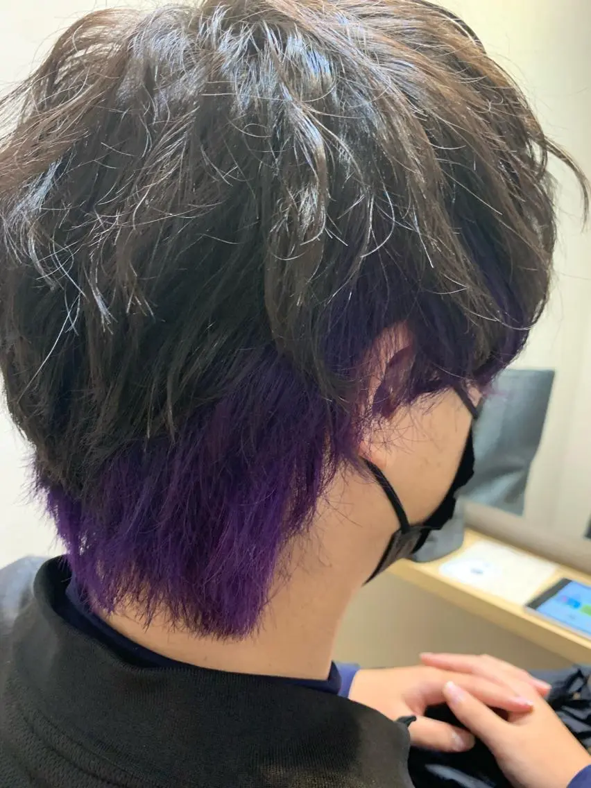 メンズ ヘアカラー newiネウィ _naoのヘアスタイル