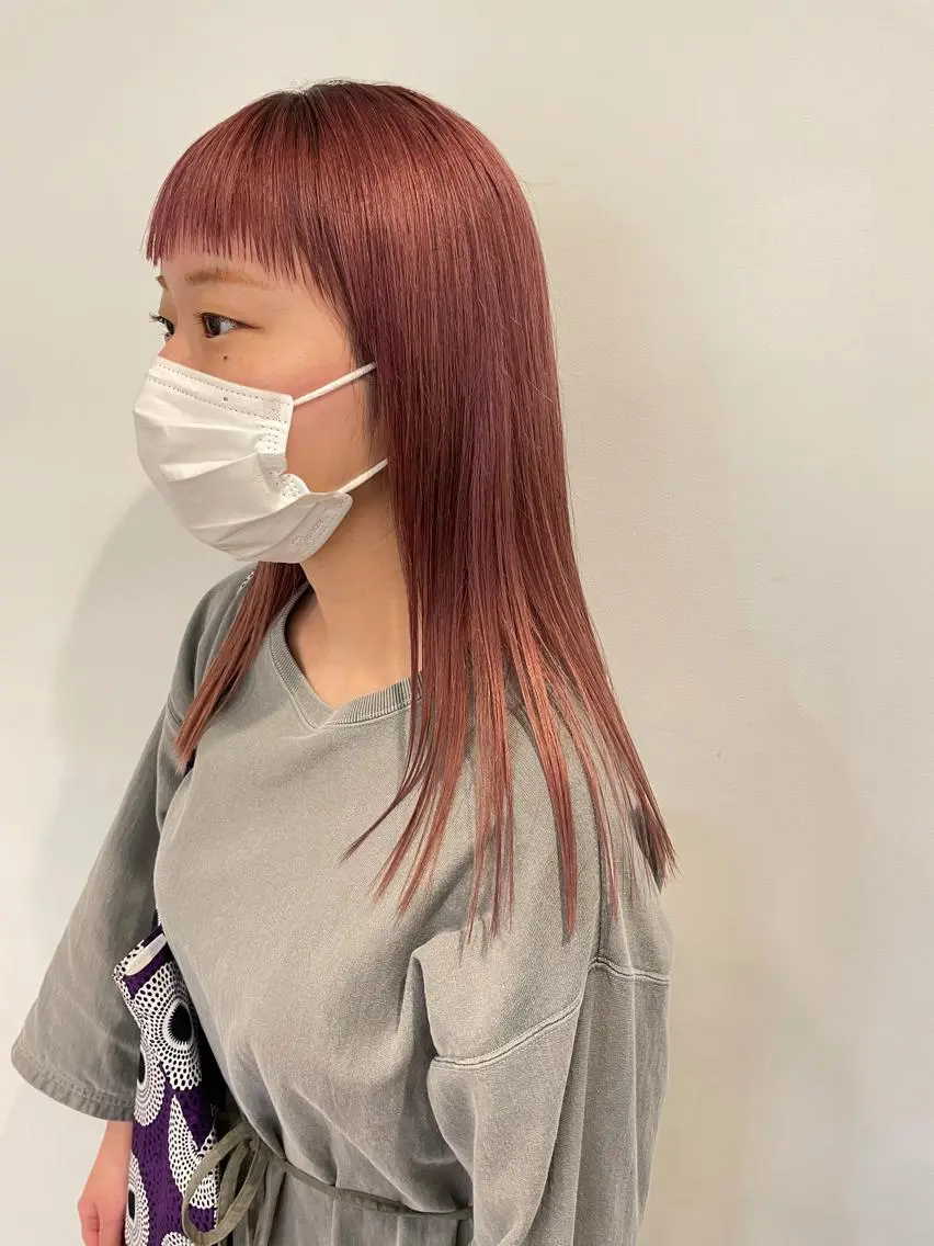 カラー カット ヘアカラー トリートメント 大迫 江梨のヘアスタイル
