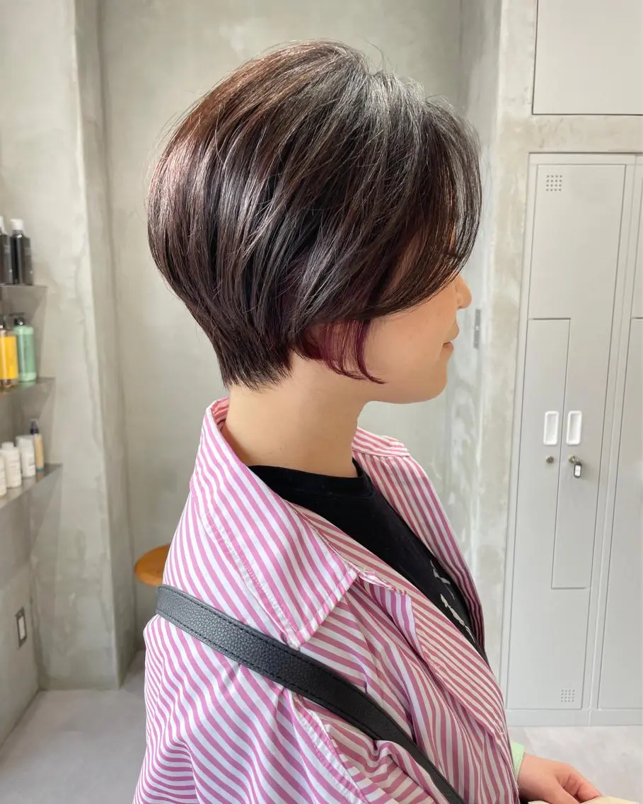 ショート カラー 華 /ショート/ボブのヘアスタイル