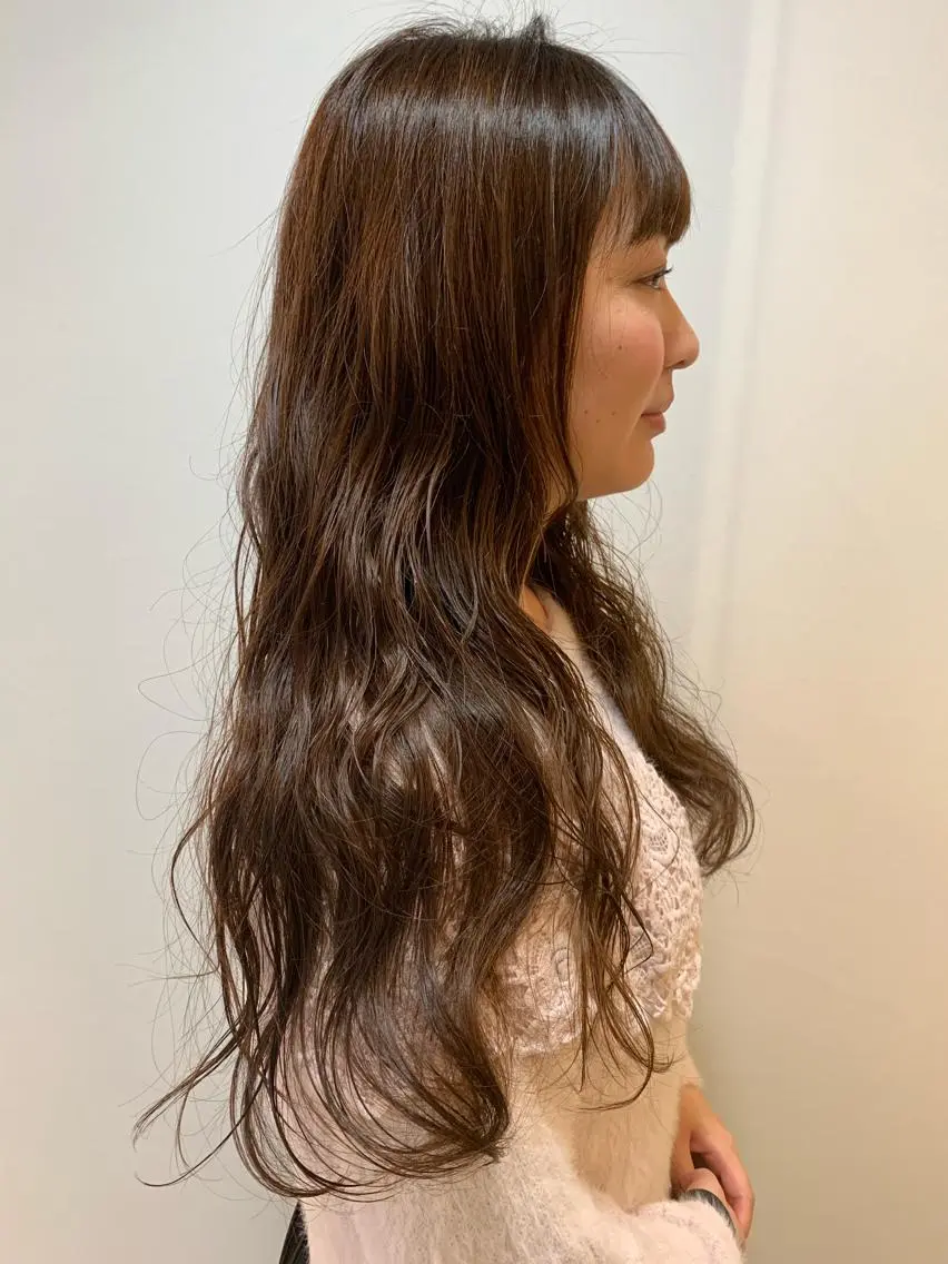 ロング パーマ box mico. mutsumiのヘアスタイル