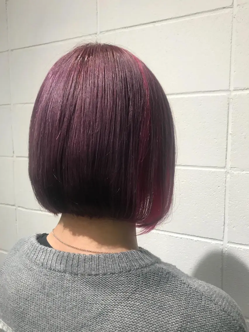 ミディアム ヘアカラー サイレント美容師 アイリィのヘアスタイル
