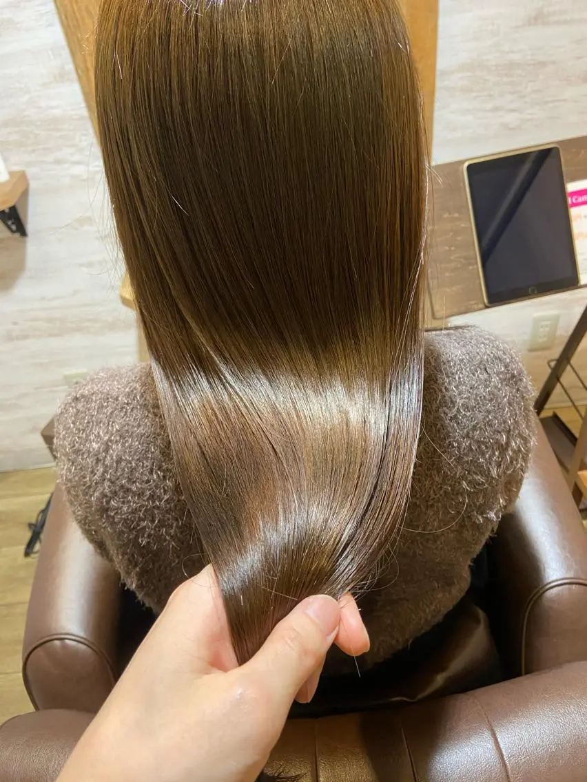 セミロング 髪質改善ヘアエステ Reve 福島店のヘアスタイル