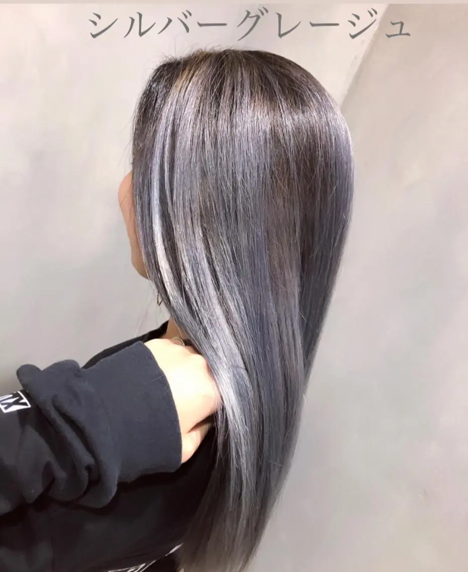 ロング カラー 髪質改善⭐️ 桜場のヘアスタイル
