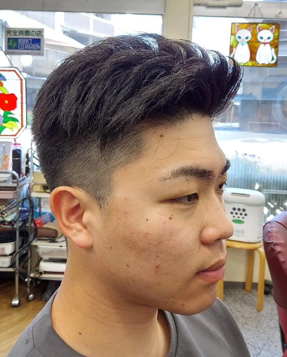 ショート カット 河合 勇喜のヘアスタイル