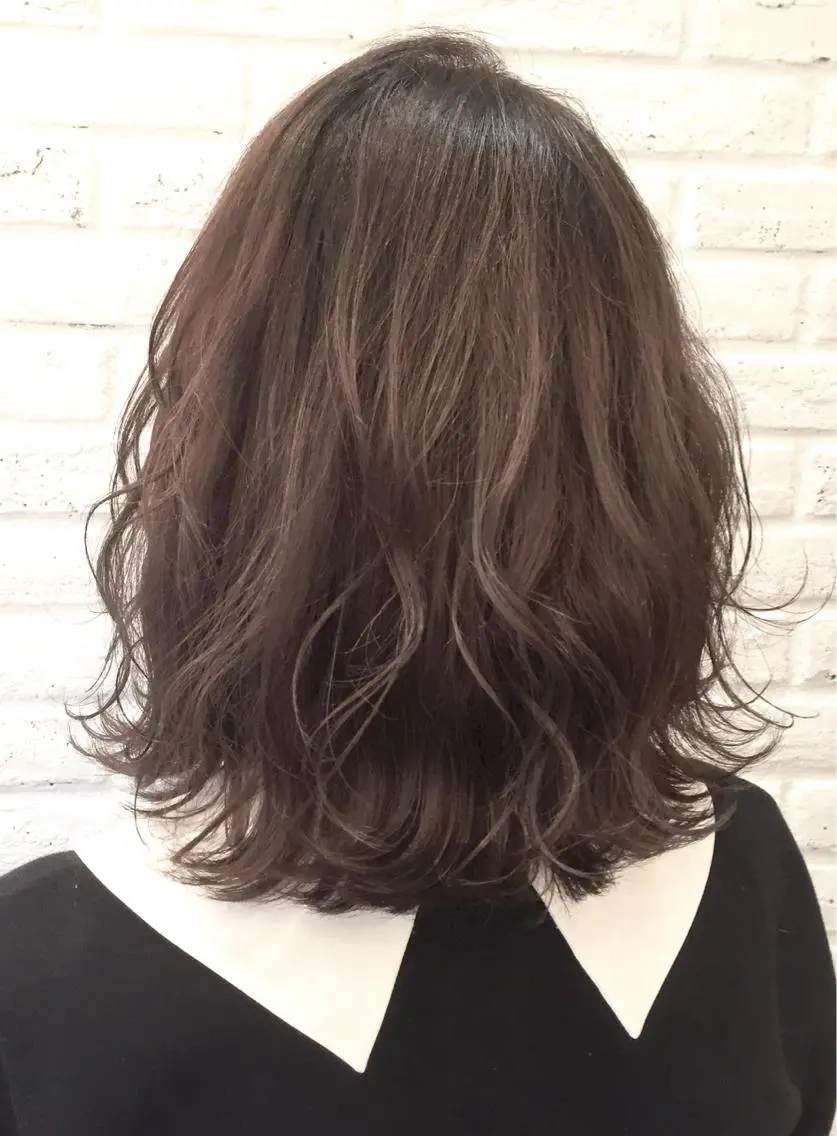 ミディアム 外ハネヘア 大石 健太のヘアスタイル