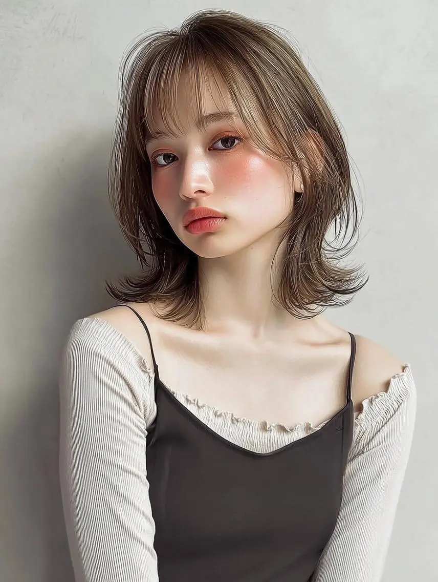 ショート ヘアカラー トリートメント 青木 りおのヘアスタイル