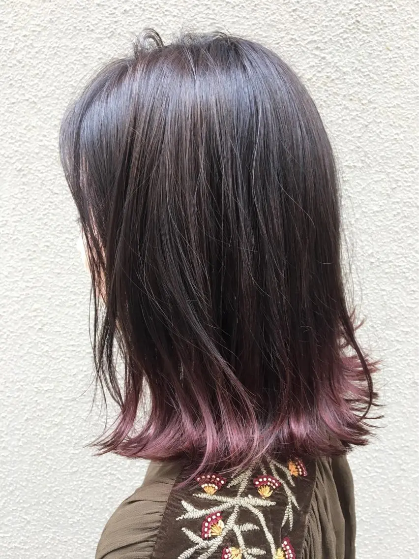 ショート ミディアム セミロング アッシュ Teramura Kaoriのヘアスタイル