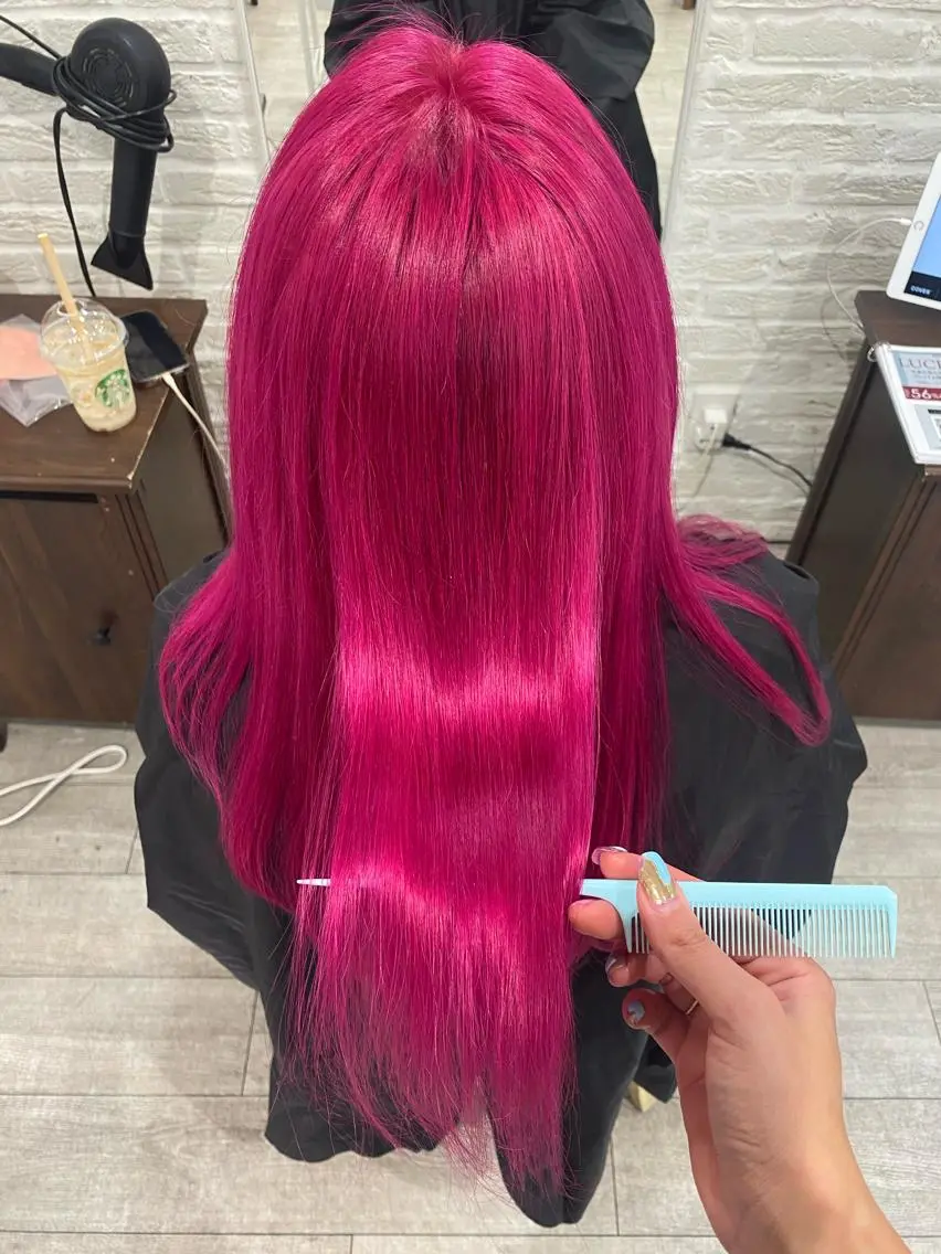 ロング カラー カット ヘアカラー トリートメント 美髪クリエイター マリアのヘアスタイル