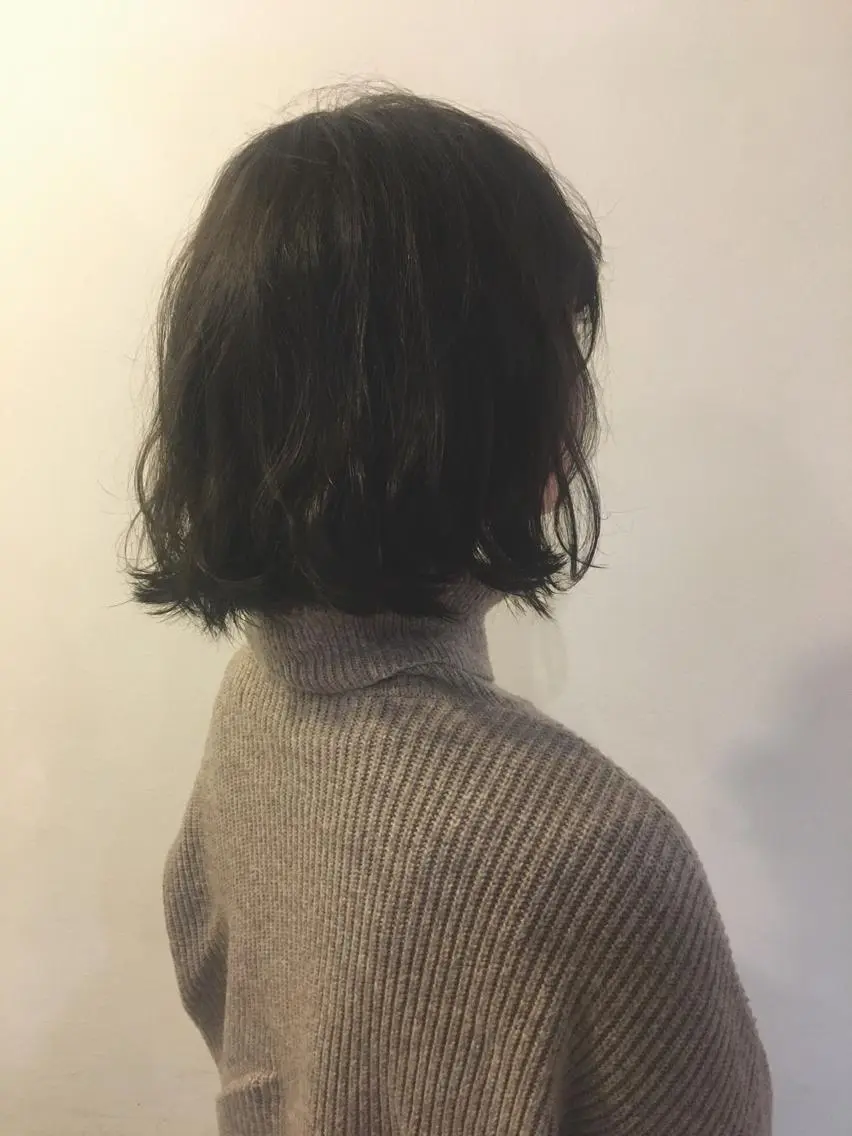 ショート パーマ ヘアアレンジ ボブ／レイヤー／艶 🦕risa  森下のヘアスタイル