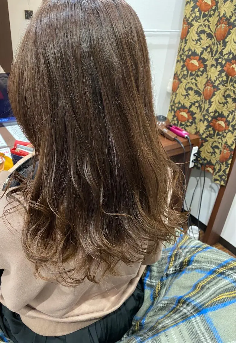 セミロング カラー ヘアアレンジ 透明感カラー ✨髪質改善専門店 GULGUL✨のヘアスタイル