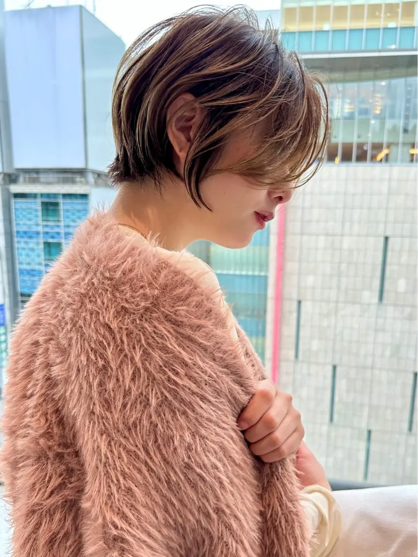 ショート 🌼アユム/レイヤー ハッシュカット🌼のヘアスタイル