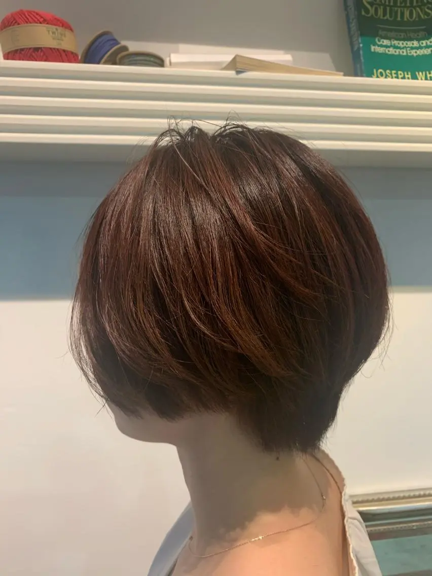 ショート 丸みショート ショートヘア カット ヘアカラー トリートメント ヘッドスパ ヘアセット 大宮/山口 竣也のヘアスタイル