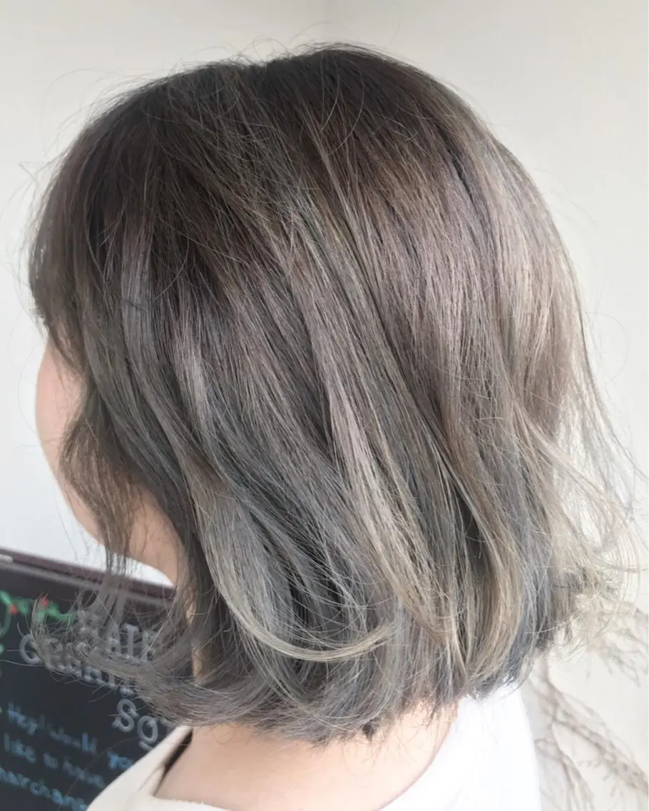 ミディアム 外国人風カラー 大嶋 宏隆のヘアスタイル