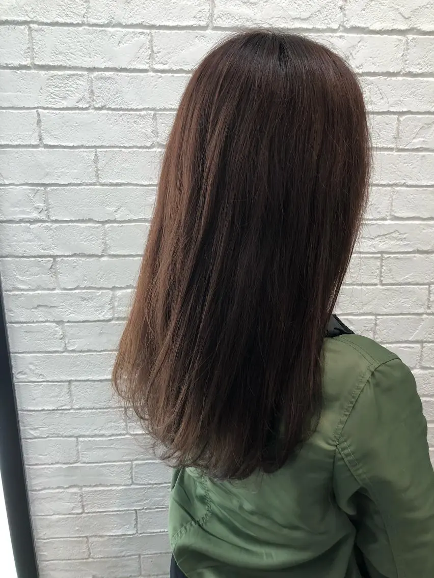 ロング カラー ブラウンカラー ナチュラルブラウン 韓国レイヤー×艶髪 ハイトーンRyukiのヘアスタイル