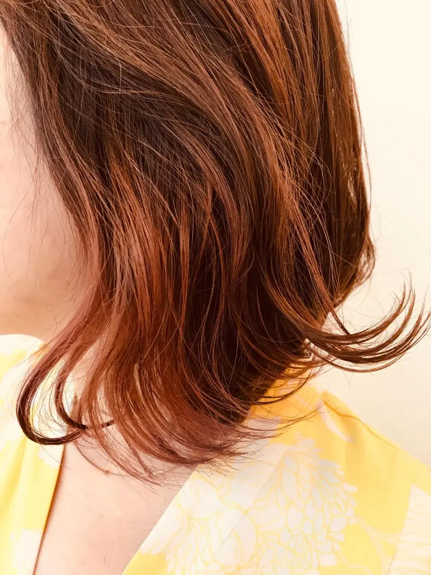 ミディアム PazRood 山下のヘアスタイル
