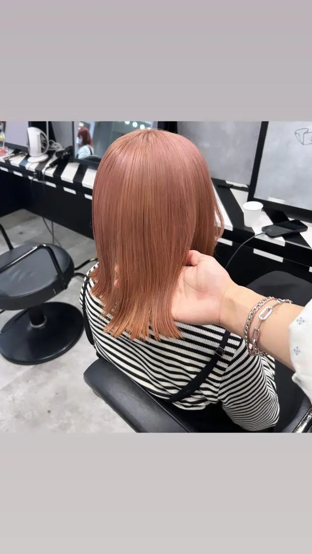 ミディアム 縮毛矯正・髪質改善 特化 出納 直起のヘアスタイル