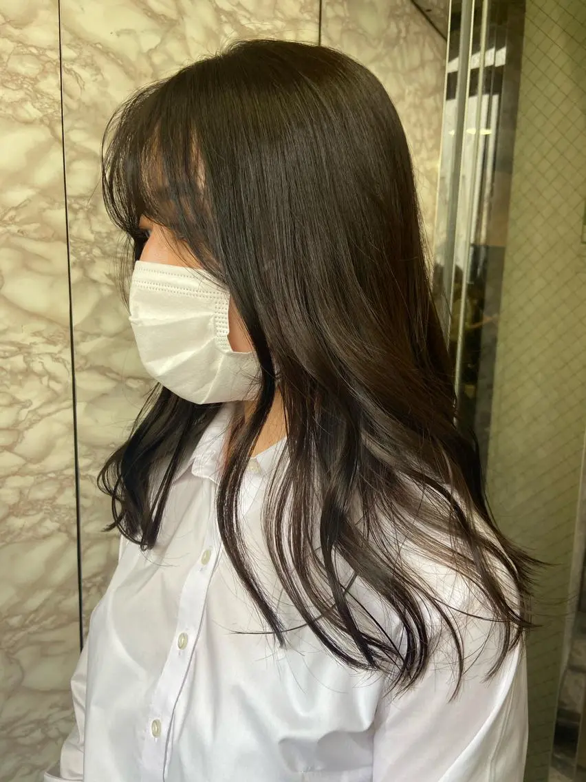 ロング カラー 地毛風艶カラー🌿 喜多夏海のヘアスタイル