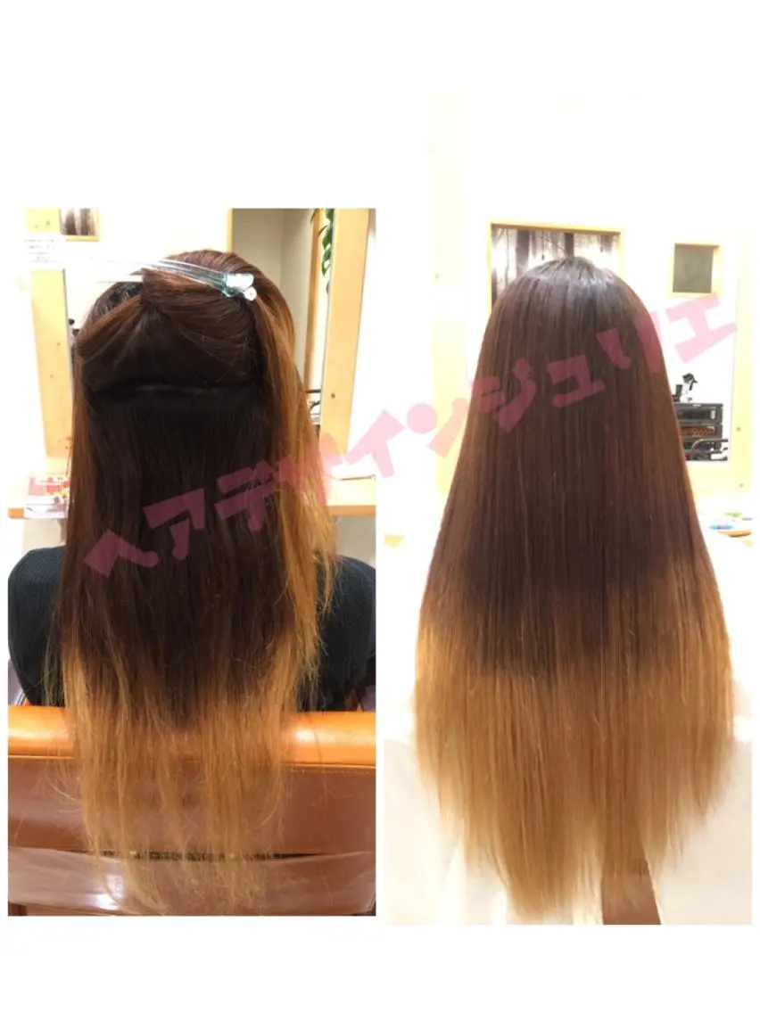 ロング 縮毛矯正 ツヤ髪専門美容師 桑原 和誠のヘアスタイル