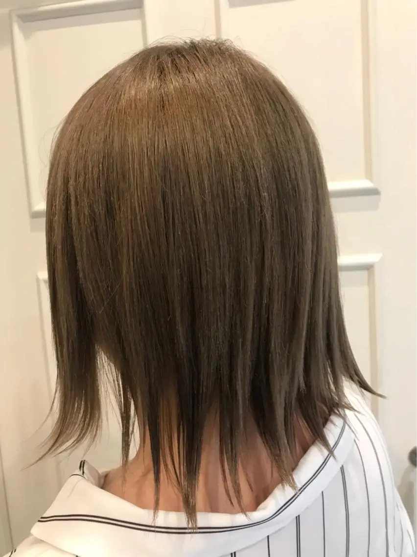 ミディアム カラー ベージュカラー 🫟Blanco🫟 Color&Careのヘアスタイル