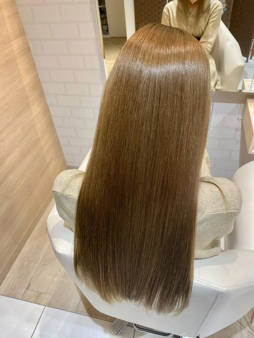 ロング カラー パーマ カット 縮毛矯正 トリートメント 💎髪質改善💎艶髪 💎ブリーチ💎津村のヘアスタイル