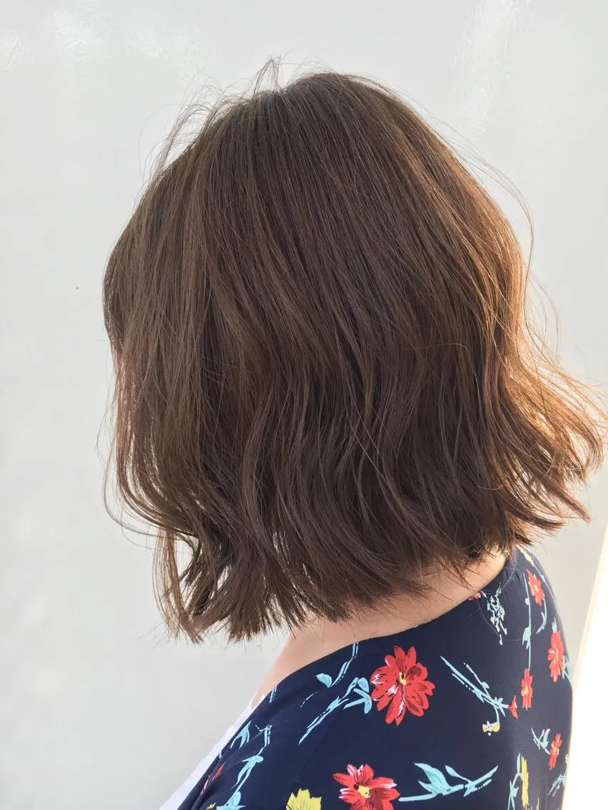ショート カラー パーマ ヘアアレンジ カット ヘアカラー トリートメント Zina福岡天神🪞 髪質改善🪞レイヤーのヘアスタイル