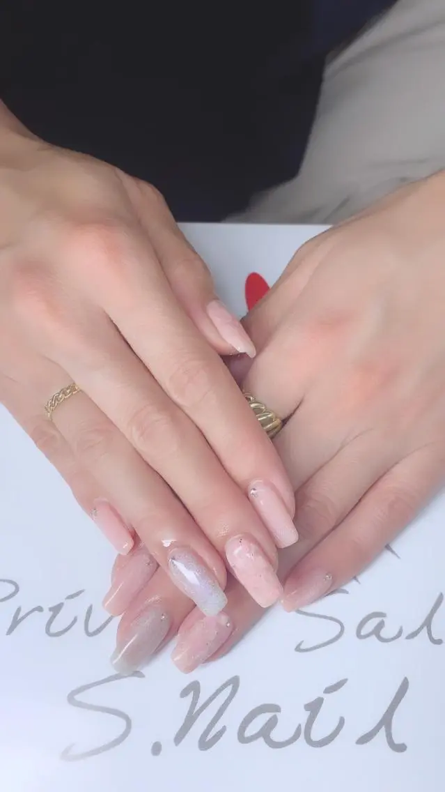 ネイル 大分S.Nail ⟡.*💠🫧のネイルデザイン