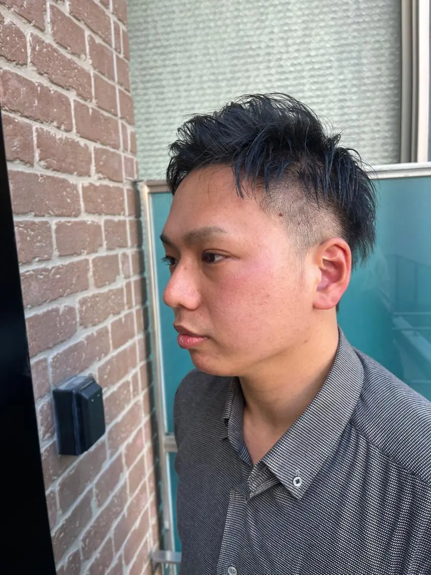 ショート カラー パーマ ヘアアレンジ メンズ キッズ ネイル マツエク・マツパ アイブロウ メンズブリーチ メンズハイライト メンズインナーカラー メンズ韓国風 ブリーチ 久木原 ゆりのヘアスタイル