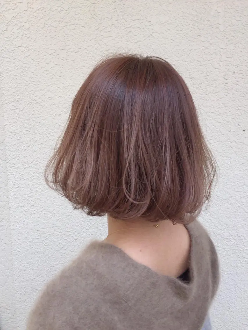 ミディアム カラー パーマ ヘアアレンジ ベージュカラー グラデーションカラー ハイライトカラー ハイライト 【白髪ぼかし 専門GBG】自由が丘のヘアスタイル