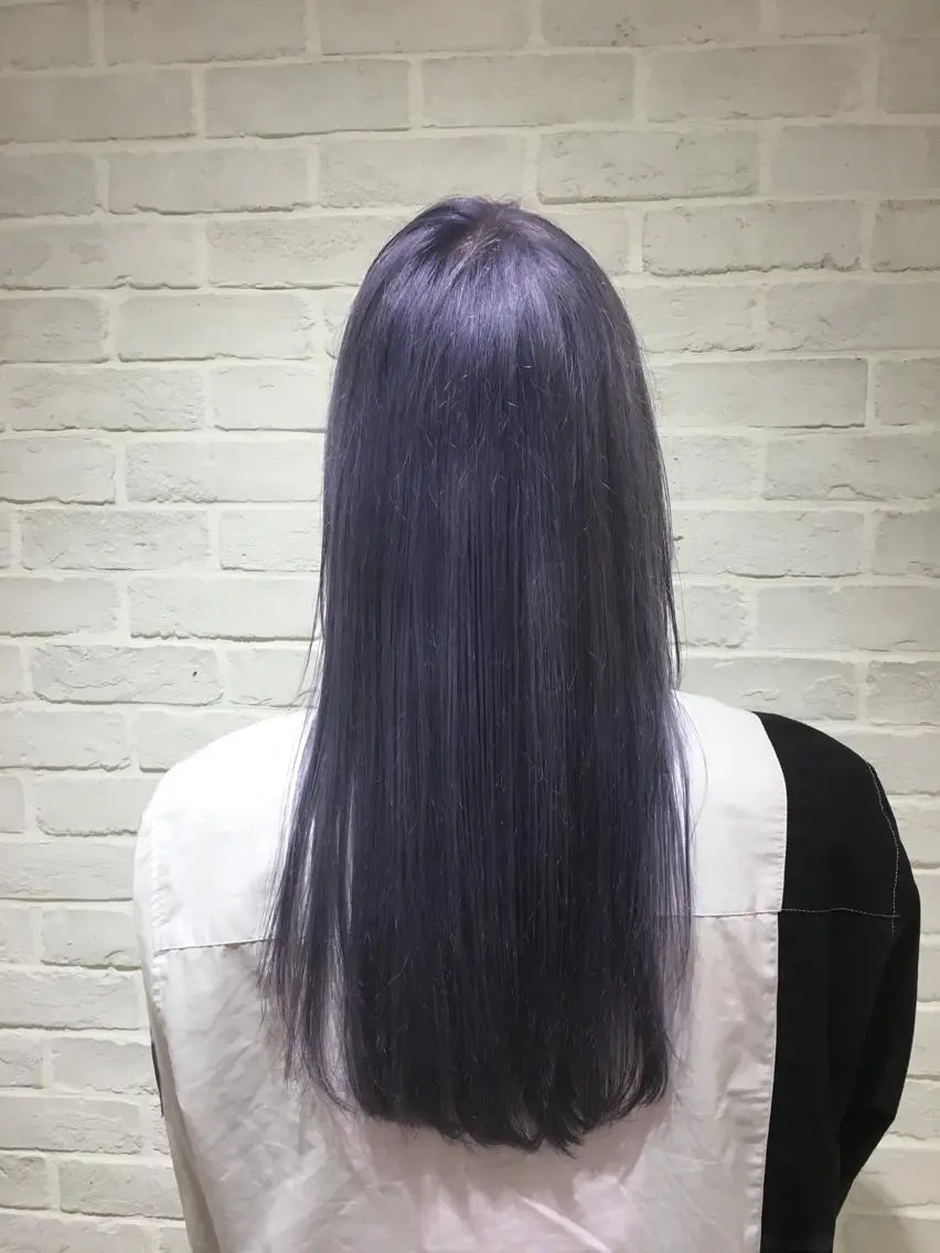 ロング カラー メンズ メンズブリーチ ブリーチ ダブルカラー ラベンダーカラー ロング TELA HAIR 幕張本郷店 澤田のヘアスタイル