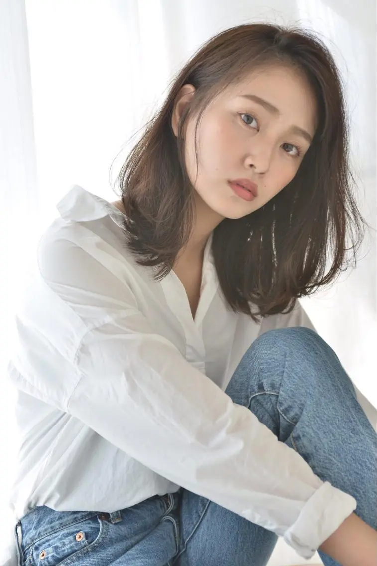 ミディアム カラー カット ヘアカラー トリートメント モテ髪支持率NO.1 KENJIROのヘアスタイル