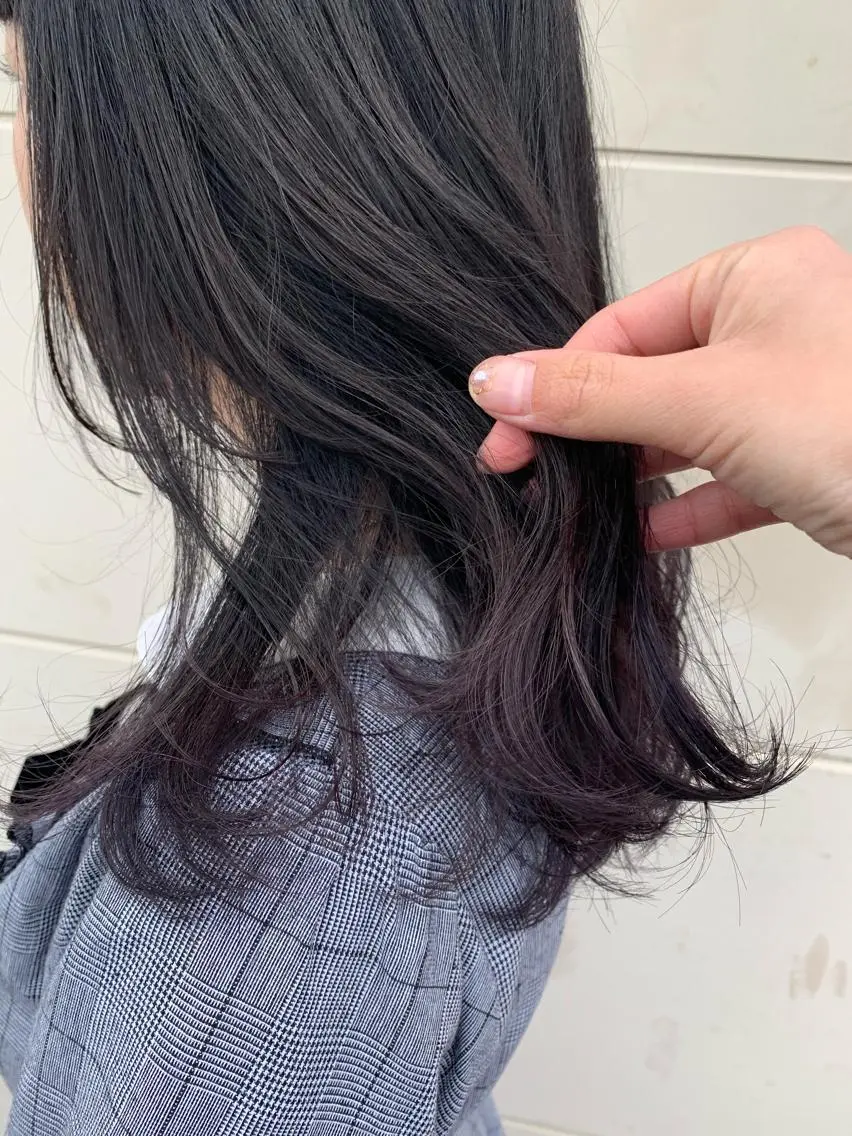 ロング カラー 齊藤 衣梨佳のヘアスタイル