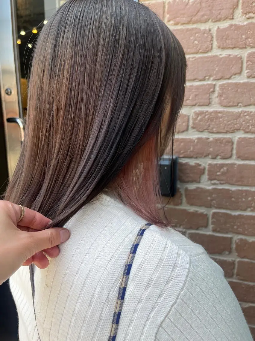 ミディアム カラー パーマ ヘアアレンジ メンズ キッズ ネイル マツエク・マツパ アイブロウ メンズブリーチ メンズハイライト メンズインナーカラー メンズ韓国風 ブリーチ 久木原 ゆりのヘアスタイル