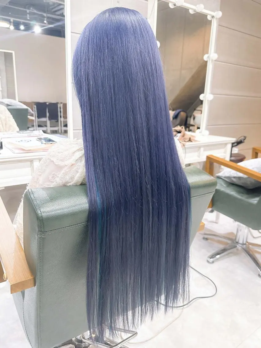 ロング カラー ヘアアレンジ ブリーチ ケアブリーチ 透明感カラー デザインカラー ハイトーンカラー Days 透明感カラーのヘアスタイル