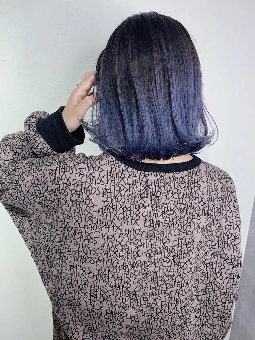ショート カラー _WHITE＋ 南海難波店のヘアスタイル