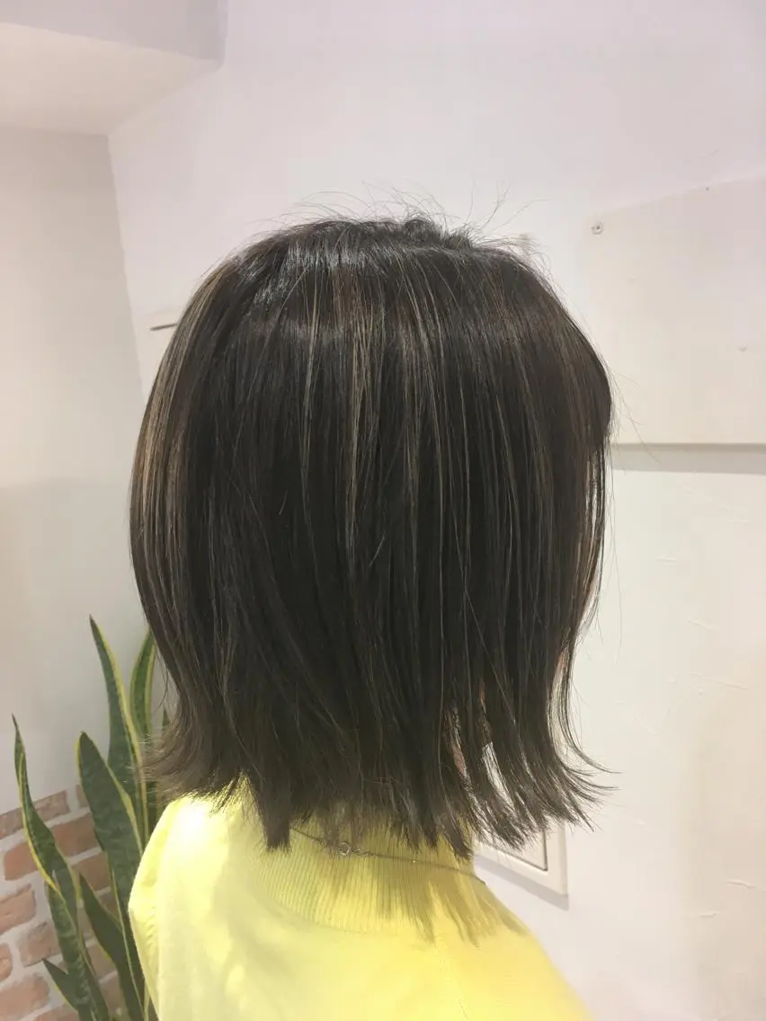 ミディアム カラー 草薙 大のヘアスタイル