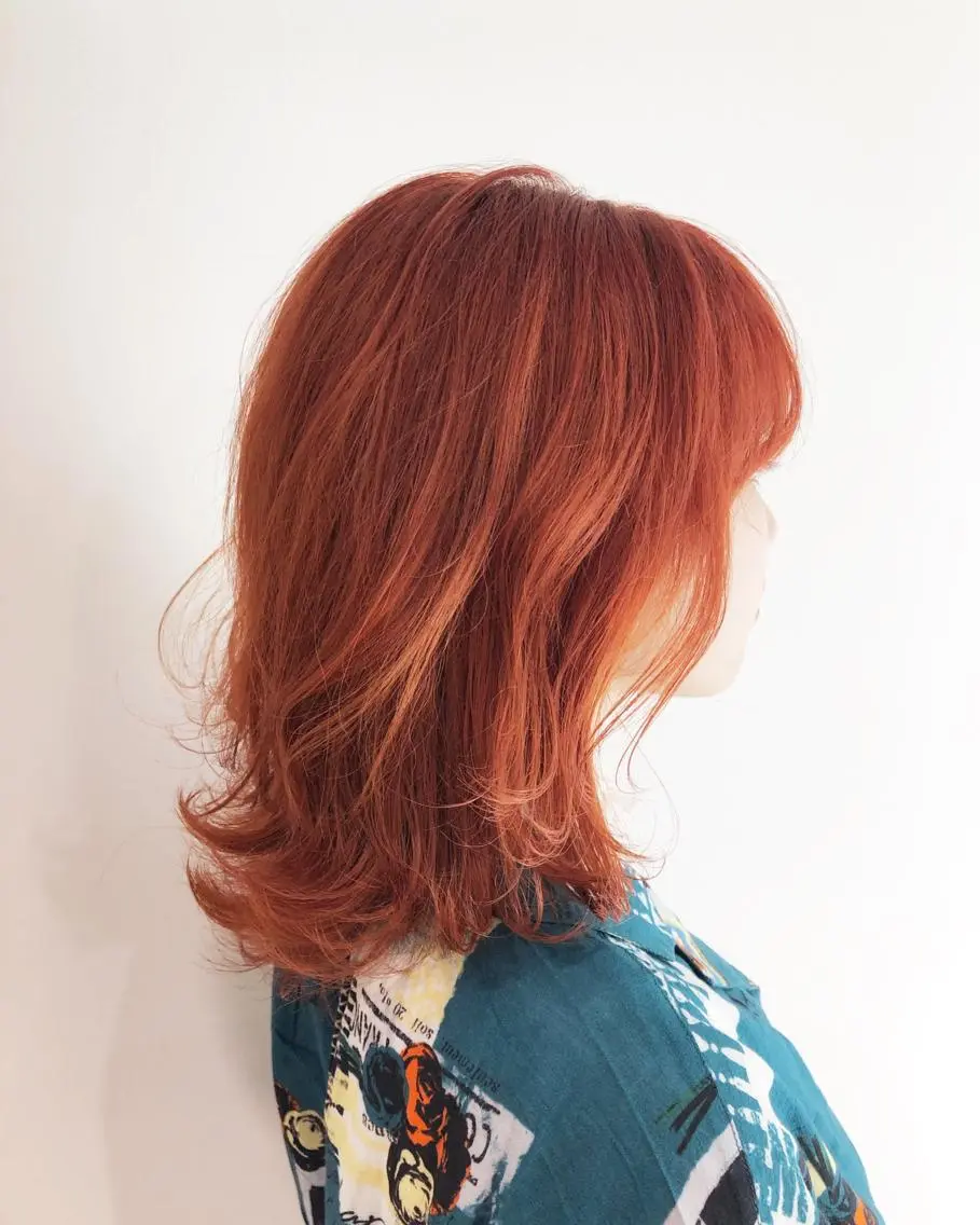 ミディアム カラー ヘアカラー トリートメント 🍊新宿南口🍊 ERINAのヘアスタイル