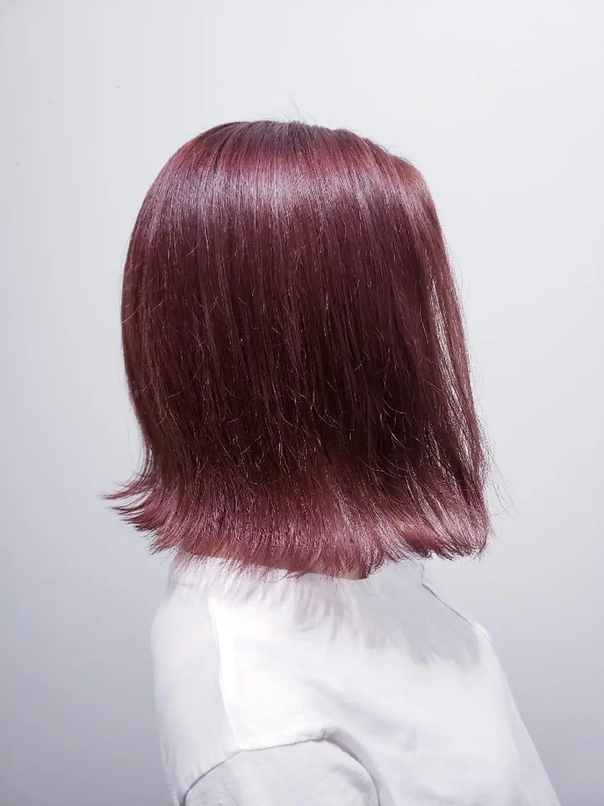 カラー ミディアム 饒平名 知也のヘアスタイル