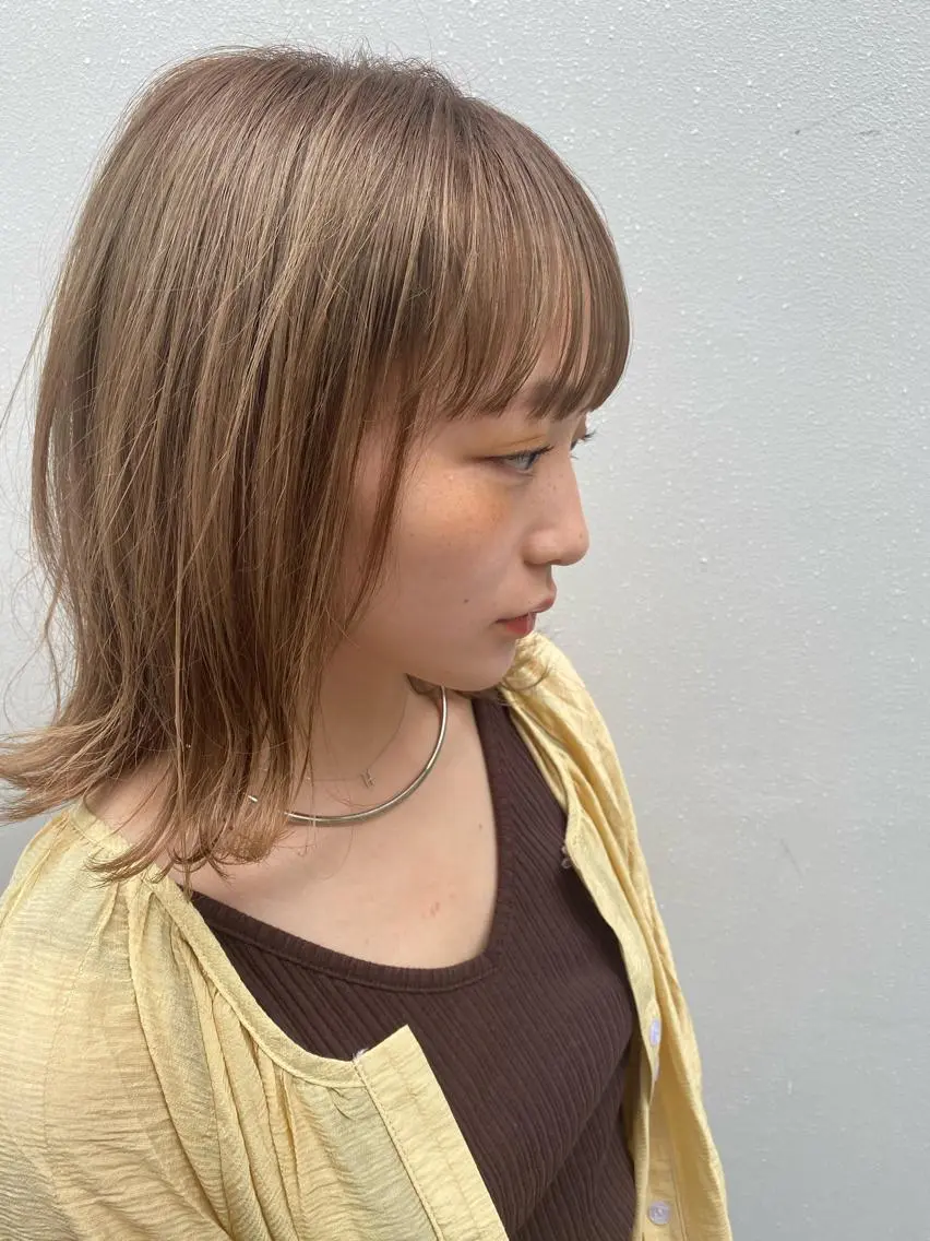 ミディアム 🍃透明感スタイル yu-ka🍃のヘアスタイル