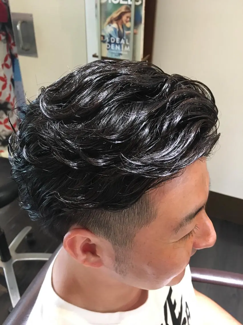 ショート パーマ メンズ hair salon　k2のヘアスタイル
