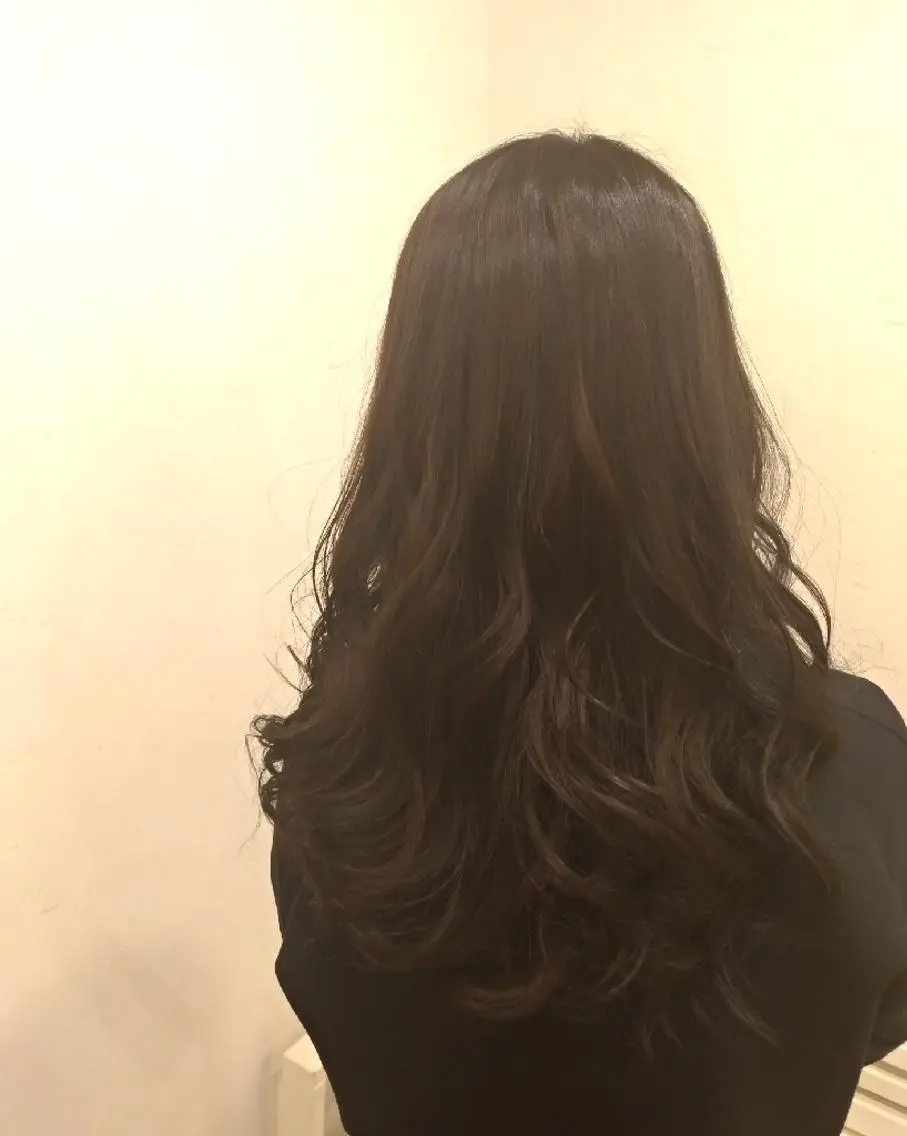 ロング カット ヘアカラー トリートメント cecilhair   博多　手島のヘアスタイル