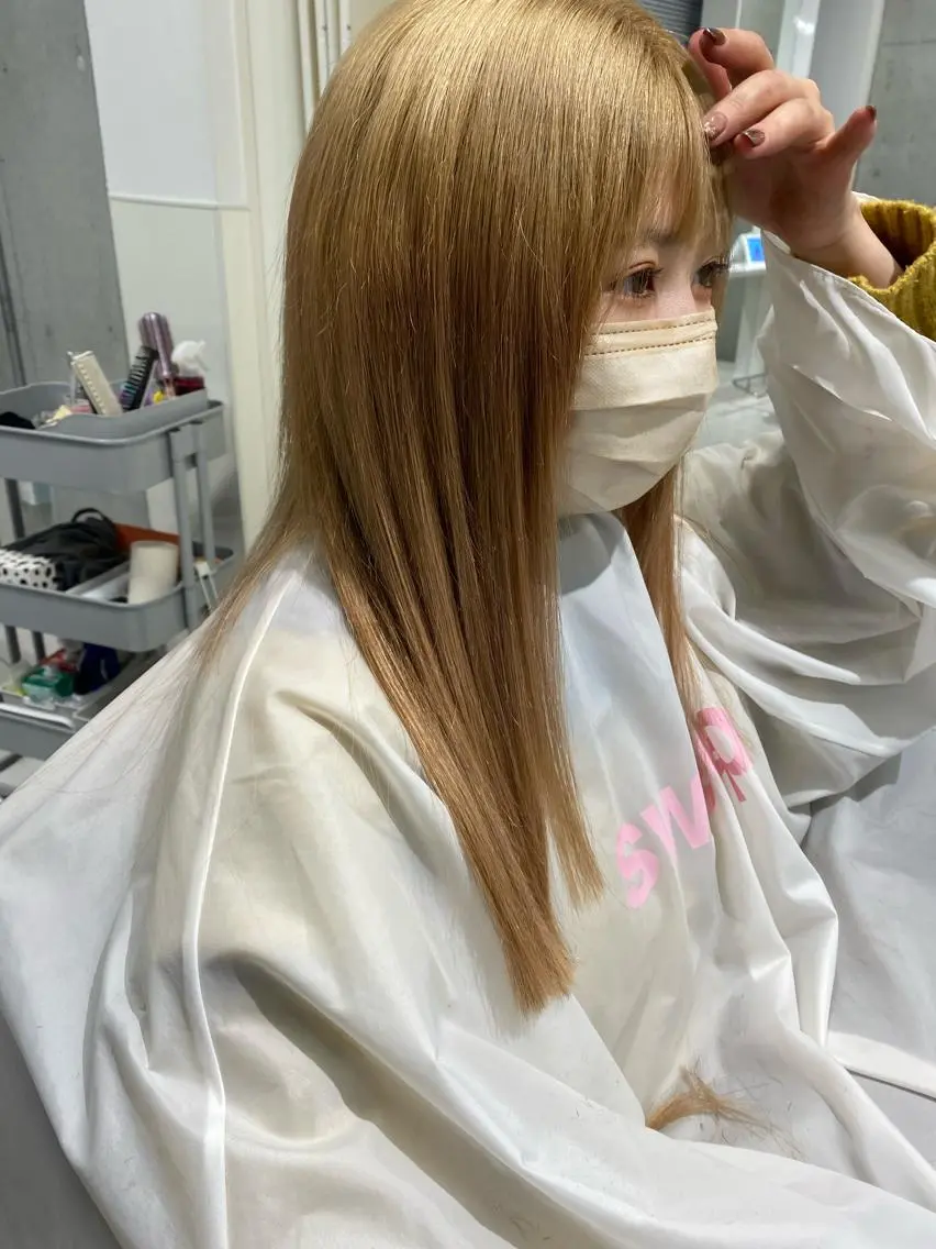 ロング カラー Amelie yunのヘアスタイル