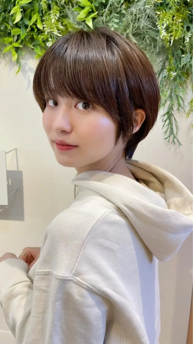 ショート カット ヘアカラー トリートメント 艶髪ショートの匠✂️ 錦糸町佐藤店長のヘアスタイル